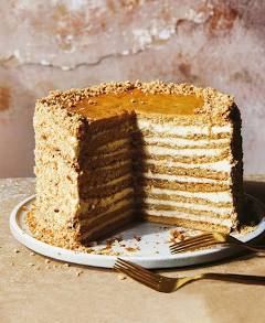 Medovik (Russian Honeycake)